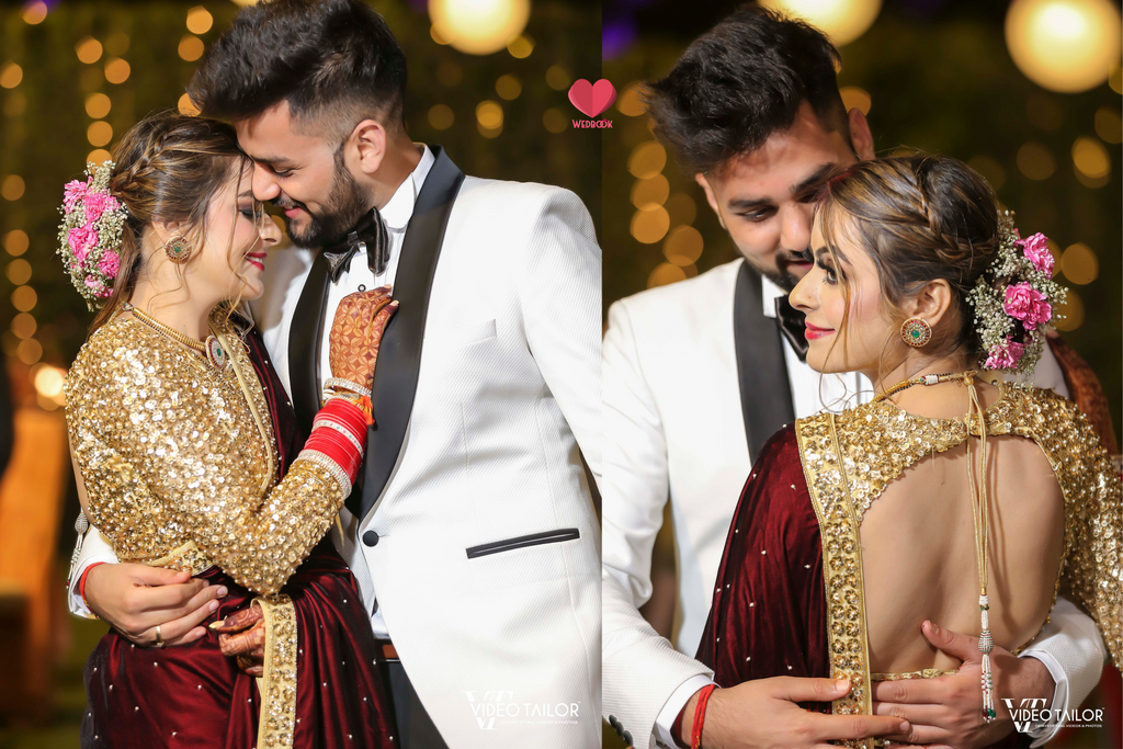 This Bride Aced The Saree Reception Look We Have Only Seen In Celebrity Weddings!