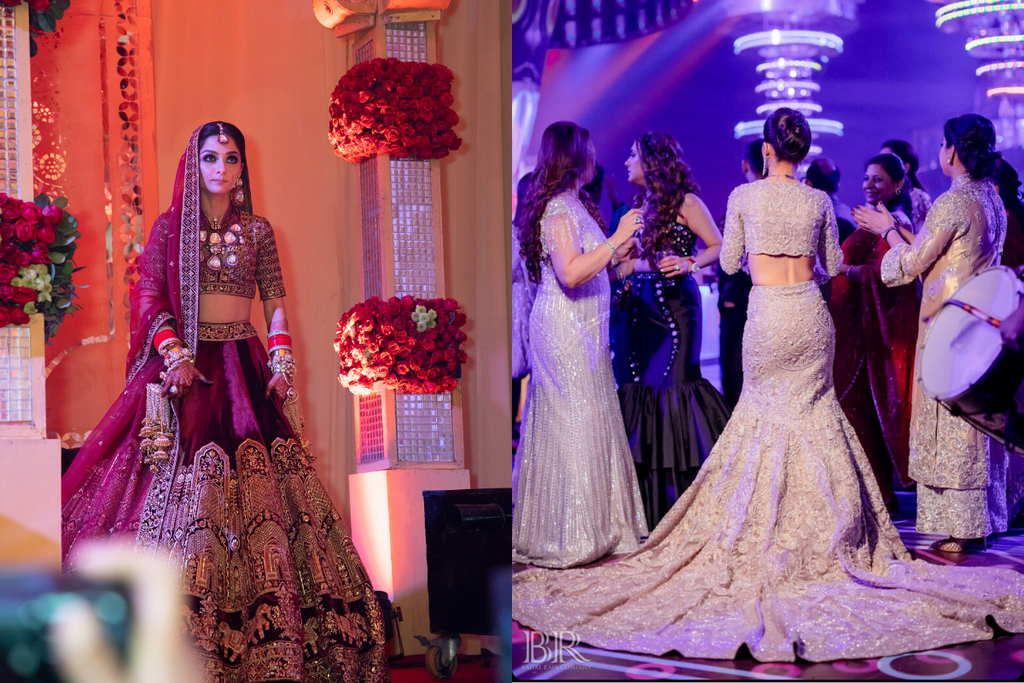 Elegant Delhi Wedding With Bride In Some Stunning Outfits