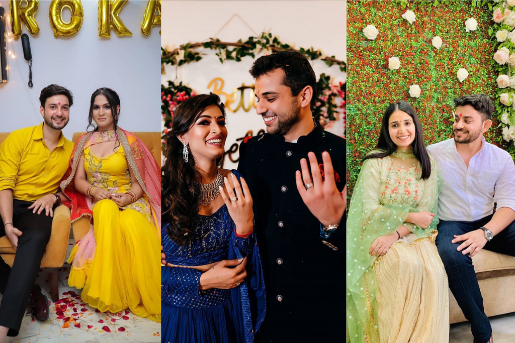4 Couples Who Had A Surreal Intimate Roka Ceremony Amidst Covid-19