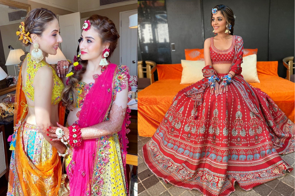 15 Amazing Mehendi Outfits We Have Spotted On Some Recent Brides