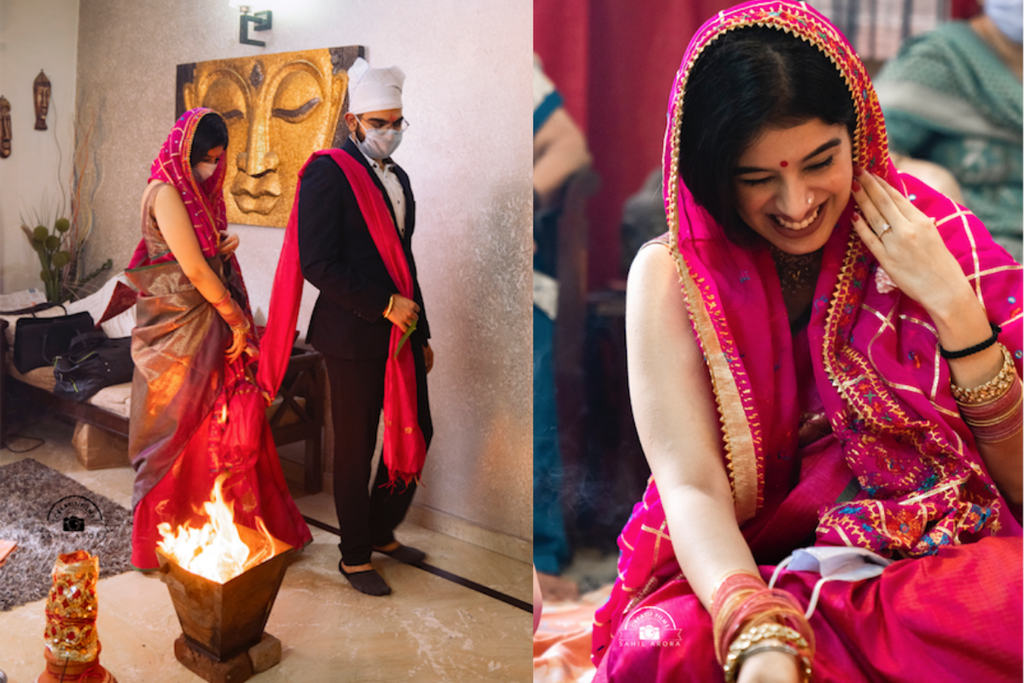 #LockdownWedding: Chaitali Got Married Wearing Her Mom's Saree & Nani's Vintage Jewellery