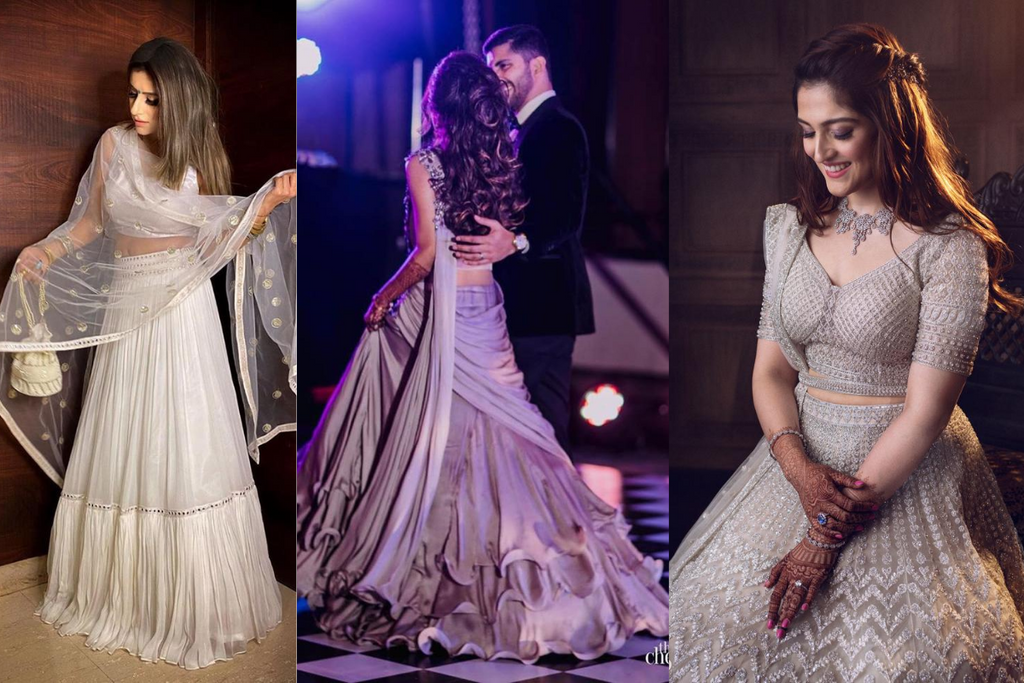 20 Bridal Silver Lehengas That Will Make You Fall In Love With The Color!