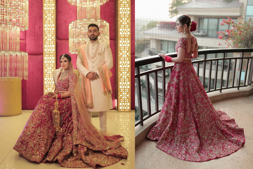 Dreamy Looks & Romantic Couple Portraits: Check Out Bride Yashika's Wedding Pictures!